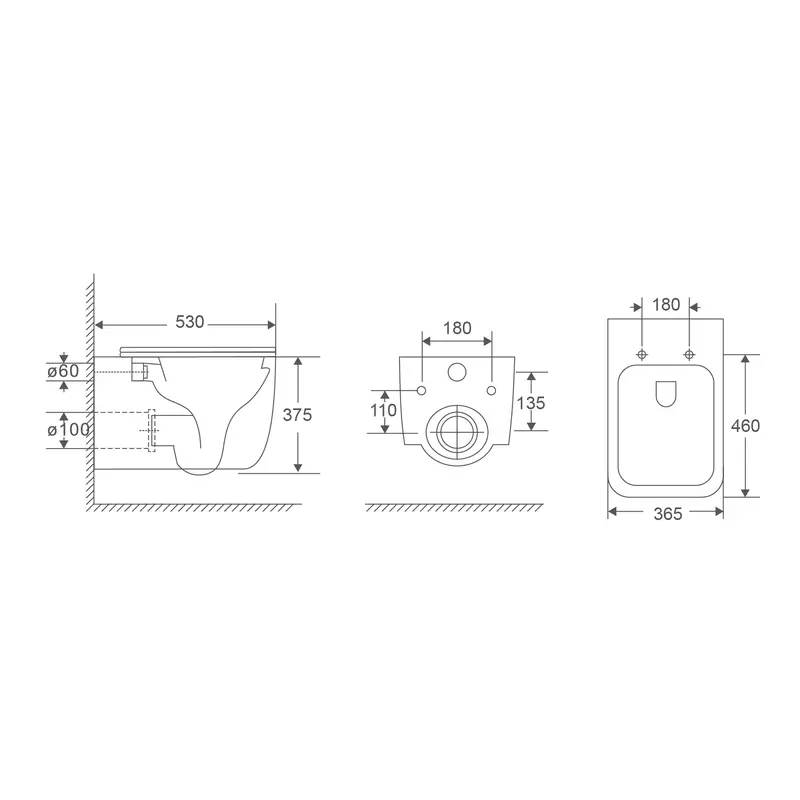 Унитаз подвесной Mixxus Premium Diverse-0101-T1 530x365x373mm, система смыва Tornado 1.0 (MP6477) Унитаз подвесной Mixxus Premium Diverse-0101-T1 530x365x373mm, система смыва Tornado 1.0 (MP6477)