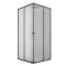 Душевая кабина с низким поддоном Mixxus CUBIC SCT01-90x90x195-TR GRAPHITE прозрачное стекло 4мм (MI