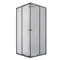 Душевая кабина с низким поддоном Mixxus CUBIC SCT01-90x90x195-TR GRAPHITE прозрачное стекло 4мм (MI