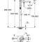 Напольный смеситель для ванны Grohe Eurocube (23672001)