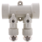 Коллектор распределительный 2-way с фитингом Koer K0190.PRO - 40x20 PPR (KP2555)