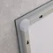 Зеркало Mixxus WARM MR02-80x60-CASE с LED Touch, Anti-fog, димером, рег. яркости, часами (MI6671)