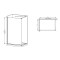 Душевая перегородка Mixxus Premium FLAT SP01-90x200-TR Chrome Walk-In прозрачное стекло 8мм (MI6850