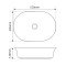 Раковина накладная Mixxus Premium ELLIPSE-0103 550х390х140mm (MP6553)