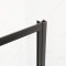 Дверь в нишу Mixxus Premium DIVERSE SD01-100x185-TR Black прозрачное стекло 5мм (MI6876)