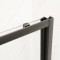 Дверь в нишу Mixxus Premium DIVERSE SD01-100x185-TR Black прозрачное стекло 5мм (MI6876)