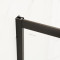 Дверь в нишу Mixxus Premium DIVERSE SD01-100x185-TR Black прозрачное стекло 5мм (MI6876)
