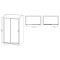 Дверь в нишу Mixxus Premium DIVERSE SD01-120x185-TR Black прозрачное стекло 5мм (MI6877)