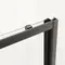 Дверь в нишу Mixxus Premium DIVERSE SD01-120x185-TR Black прозрачное стекло 5мм (MI6877)