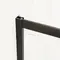 Дверь в нишу Mixxus Premium DIVERSE SD01-120x185-TR Black прозрачное стекло 5мм (MI6877)