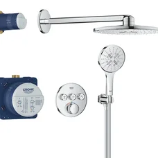 Душевая система скрытого монтажа с термостатом Grohe Grohtherm SmartControl (34863000)