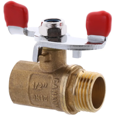 Кран шаровый СК 1/2" ГШБ Б/Н ART.607 (WP0045)