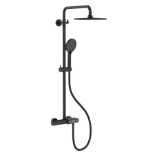 Душевая колонна с термостатическим смесителем Koer KB-55014-05 (Цвет черный) (KR4733)