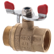 Кран шаровый СК 3/4" ГШБ Б/Н ART.607 (WP0130)
