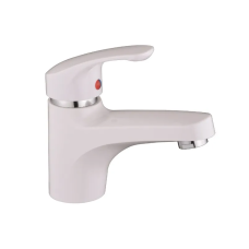Смеситель для умывальника Plamix Fidel-001 SET White (с подводом) (PM0659)