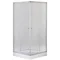 Душевая кабина с низким поддоном Mixxus CUBIC SCT01-90x90x195-FB CHROME матовое стекло 4мм (MI6903)