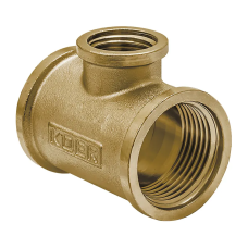 Тройник редукционный 3/4"х1/2"х3/4" ВВВ Koer .T080608F.WN (без никеля) (KR3034)