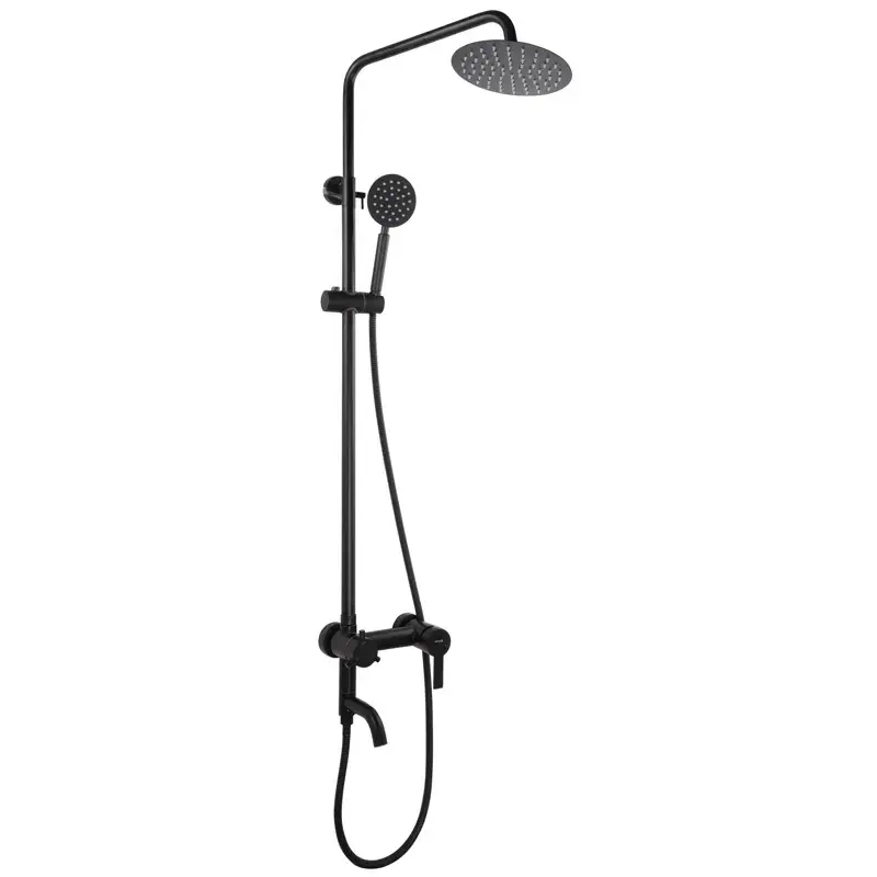 Душевая колонна со смесителем Mixxus NOX-009-J Black из нерж. стали SUS304 (MI5751) Душевая колонна со смесителем Mixxus NOX-009-J Black из нерж. стали SUS304 (MI5751)