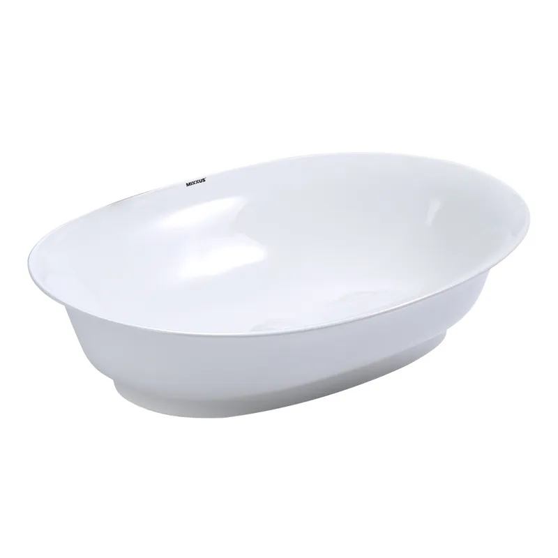 Раковина накладная Mixxus Premium ELLIPSE-0103 550х390х140mm (MP6553)