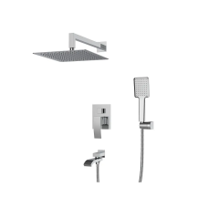 Встраиваемая душевая система со смесителем Koer KB-66007-01 (Цвет хром) (KR3464)