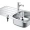 Комплект кухонної мийки і змішувача Grohe K200 (31565SD1)