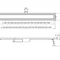 Душевой трап KOER FD29-70x800 из нержавеющей стали SUS304