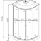 Бокс душевой с гидромассажем Mixxus STRONG SBH02-90x90x215-GR SATIN низкий поддон (MI6891)