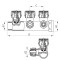 Коллектор вентильный с фитингом Koer KR.1121-2 3/4”x2 ways (KR2650)