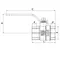 Кран шаровой Roho R200-050 - 1/2" (RO0080)