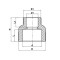 Муфта редукционная ВВ 90x50 PPR Koer K0212.PRO (KP2577)