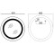 Зеркало Mixxus PLAIN MC02-80 с LED Touch, Anti-fog, димером, регулировкой яркости, часами (MI6931)