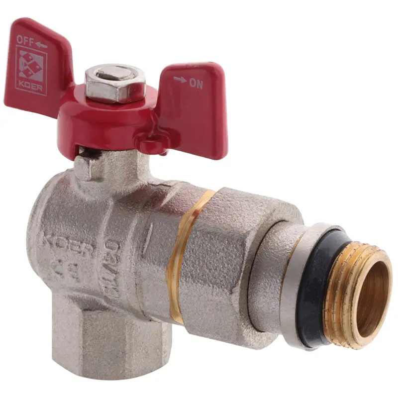 Кран с американкой 1/2" "антипротечка" (Koer KR.228-Gi) угловой (KR0196) Кран с американкой 1/2" "антипротечка" (Koer KR.228-Gi) угловой (KR0196)
