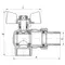 Кран с американкой 1/2" (Koer KR.228) угловой (KR0016) Кран с американкой 1/2" (Koer KR.228) угловой (KR0016)