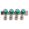Коллектор вентильный с фитингом Koer KR.1124-4 1”x4 ways (KR2834)