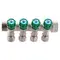 Коллектор вентильный с фитингом Koer KR.1124-4 1”x4 ways (KR2834)