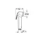 Набор для гигиен.душа Grohe BauLoop New (UA11104202)