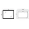 Зеркало Mixxus FLAT MR04-100x80 с LED Touch, Anti-fog, димером, регулировкой яркости, часами (MI692