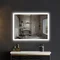 Зеркало Mixxus FLAT MR04-100x80 с LED Touch, Anti-fog, димером, регулировкой яркости, часами (MI692