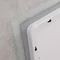 Зеркало Mixxus FLAT MR04-100x80 с LED Touch, Anti-fog, димером, регулировкой яркости, часами (MI692