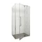 Душевая кабина без поддона Mixxus Premium BEVEL SC01-100x80x195-TR Chrome прозрачное стекло 6мм (MI