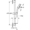 Набор для душа Grohe Tempesta Cube 110, 3 режима, с полочкой (27576003)