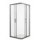 Душевая кабина без поддона Mixxus Premium DIVERSE SC02-90x90x195-TR Black прозрачное стекло 5мм (MI