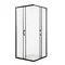 Душевая кабина без поддона Mixxus Premium DIVERSE SC02-90x90x195-TR Black прозрачное стекло 5мм (MI