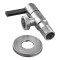 Кран для подключения сантехприборов Zerix VAL-12-1/2x3/4 из нерж.стали SUS304 (ZX5105)