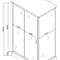 Душевая кабина с низким поддоном Mixxus HARD SCT01-120x80x198-TR CHROME прозрачное стекло 5мм (MI69
