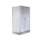 Душевая кабина с низким поддоном Mixxus HARD SCT01-120x80x198-TR CHROME прозрачное стекло 5мм (MI69