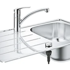 Комплект кухонної мийки і змішувача Grohe K200 (31565SD1)