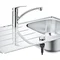 Комплект кухонної мийки і змішувача Grohe K200 (31565SD1)