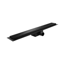 Душевой трап из нержавеющей стали Koer FD08-70x700-Glass Black 70x700мм из стекл. панелью (KR5141)