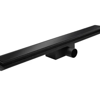 Душевой трап из нержавеющей стали Koer FD08-70x700-Glass Black 70x700мм из стекл. панелью (KR5141)